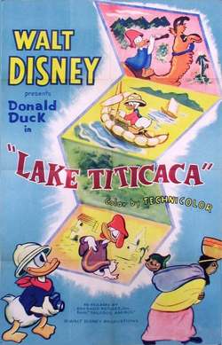 Дональд Дак посещает озеро Титикака
